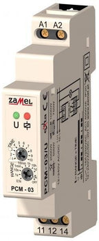 Przekaźnik czasowy 12-240V AC/DC Typ: PCM-03/U