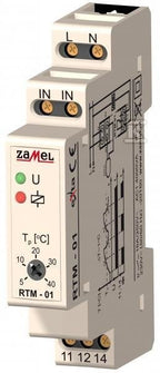 Regulator temperatury 5-40C bez sondy 230V AC Typ: RTM-01