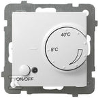 Regulator temperatury z czujnikiem nap owietrznym, biały, AS