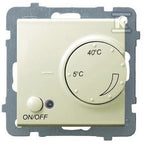 Regulator temperatury z sondą podpodłogową, ecru, AS