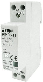 Stycznik instalacyjny, 2-biegunowy - 2N/O, Ith - 20 A, cewka: 230VAC