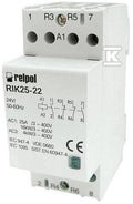 Stycznik instalacyjny, 4-biegunowy - 4N/O, Ith - 25 A, cewka: 24VAC