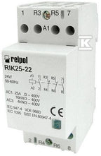 Stycznik instalacyjny, 4-biegunowy - 4N/O, Ith - 25 A, cewka: 24VAC