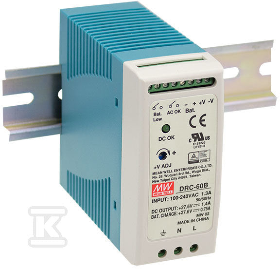 Zasilacz 60W 13.8V 4.3A, 13.8V 1.5A