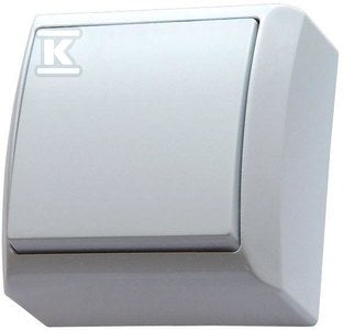 Łącznik jednobiegunowy, N/T IP20, biały BIS