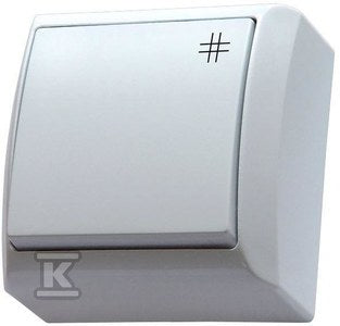Łącznik krzyżowy, N/T IP20, biały BIS
