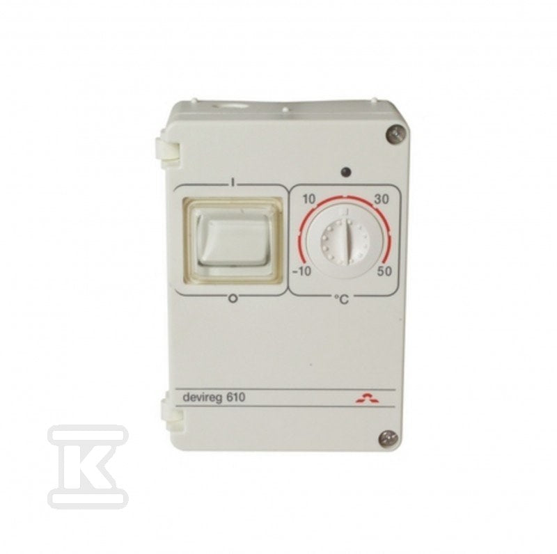 Termostat DEVIreg-610 natynkowy hermetyczny IP44