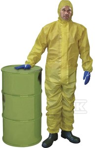 Kombinezon z Kapturem z włókniny Deltachem żółty XXL