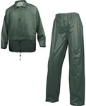 Komplet przeciwdes: Bluza + Spodnie z poliestru powlekanego PVC zielony XXL