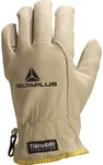 Rękawice ze skóry Licowej bydlęcej, podszyte 3m thinsulate beżowy 10