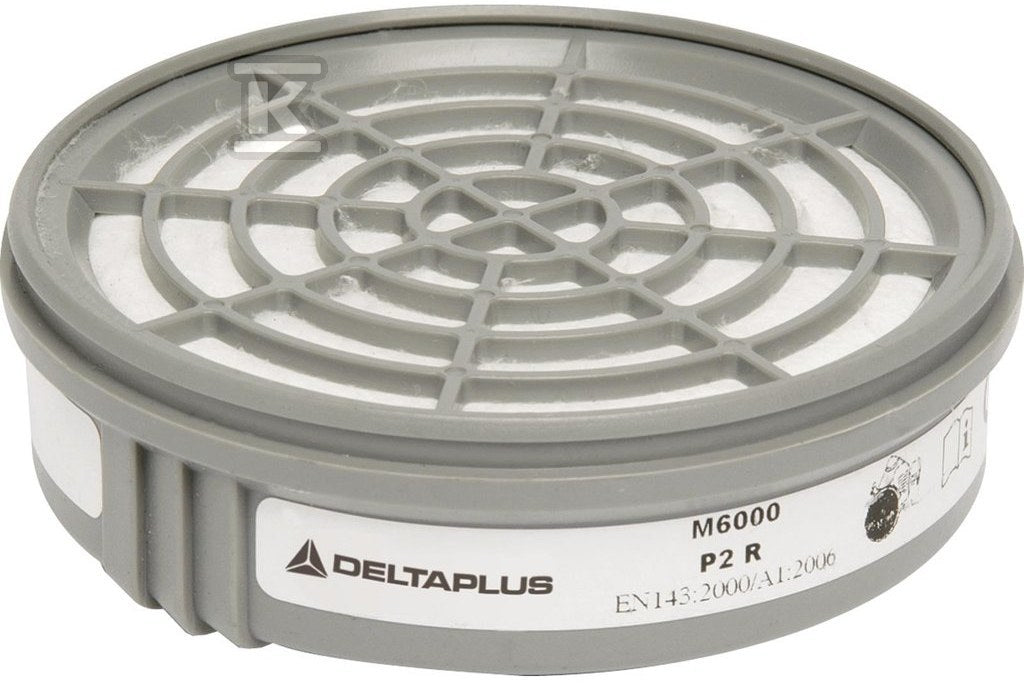 Zestaw 2 filtrów P2 do półmasek m6200 i M6100 - jupiter biały -