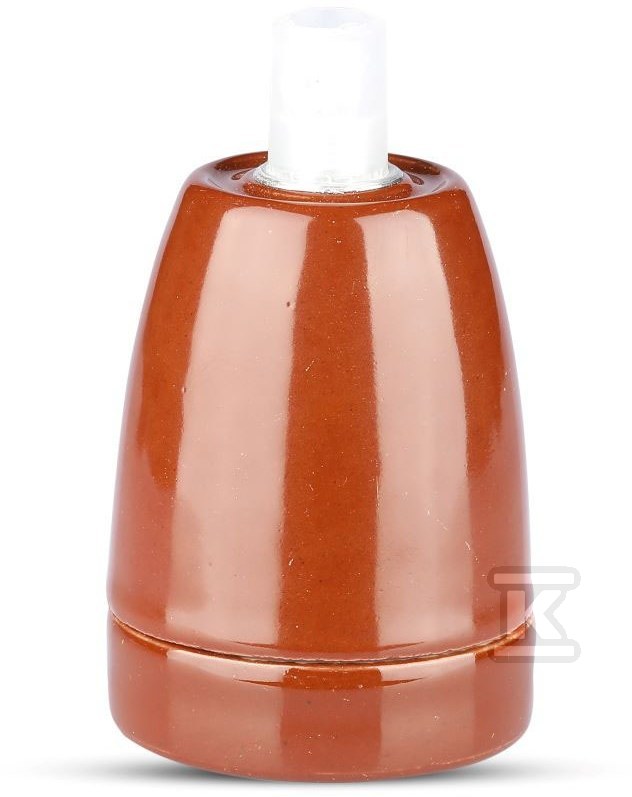 Oprawka porcelanowa VT-799 brązowa