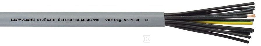 Przewód sterowniczy OLFLEX CLASSIC 110 3G4 żyły czarne numerowane 500V
