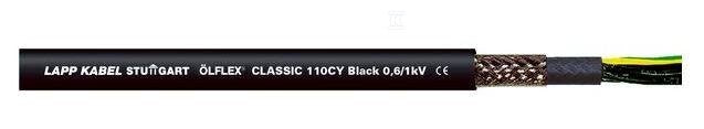 Przewód sterowniczy OLFLEX CLASSIC 110 CY BK 0,6/1kV 2x1,5 elastyczny,UV odporny, ekranowany