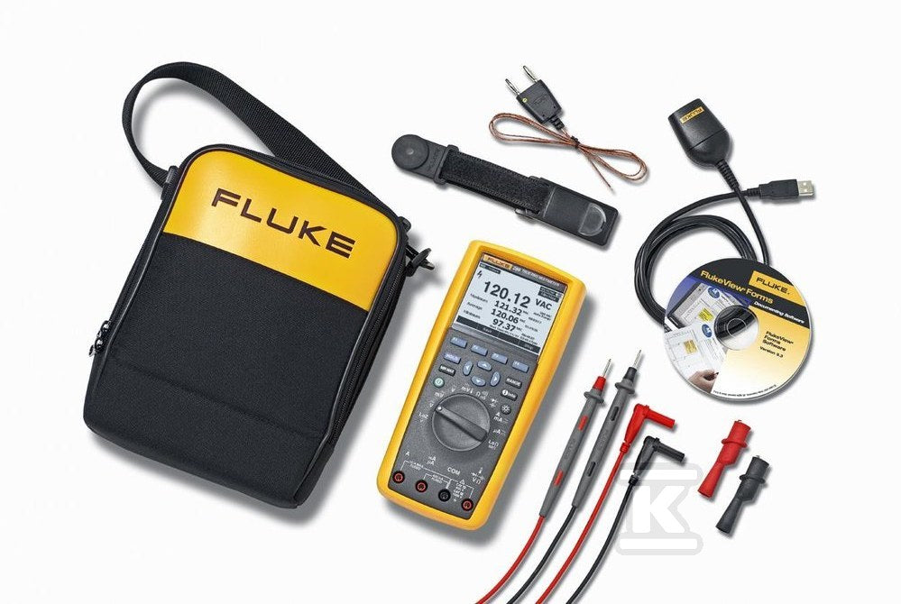 Multimeter przemysłowy TRUE-RMS z oprogramowaniem FLUKE VIEW FORMS - FLUKE 289/FVF/EUR