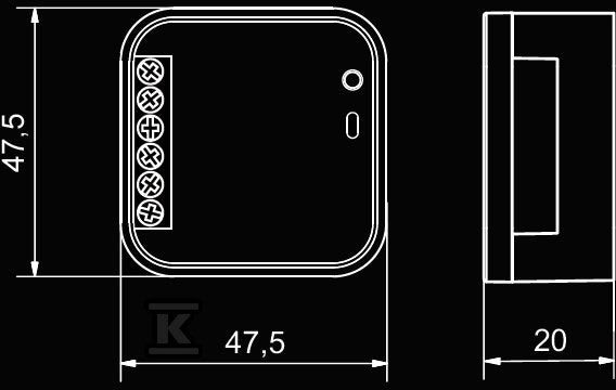 Sterownik LED jednokolorowy, typ: SLR-01
