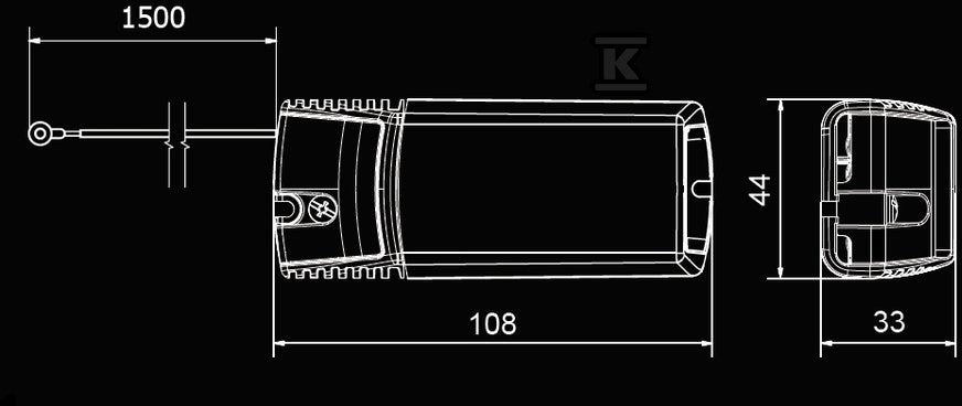 Wyłącznik dotykowy 230 V, typ: WDN-02