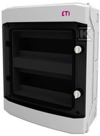 Rozdzielnica natynkowa ECH-24PT-s 24 moduły drzwi transparentne IP65 1500V DC PV