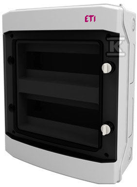 Rozdzielnica natynkowa ECH-24PT-s 24 moduły drzwi transparentne IP65 1500V DC PV