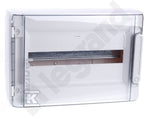 Rozdzielnica natynkowa XL3 125 drzwi transparentne