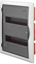 Rozdzielnica podtynkowa ONNLINE 2x12 modułowa IP40 szyba dymna (24 modułowa)