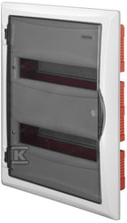 Rozdzielnica podtynkowa ONNLINE 2x12 modułowa IP40 szyba dymna (24 modułowa)