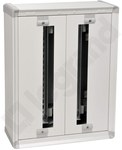Drzwi płaskie metalowe, do XL3 160, 2x24, wysokość 450mm