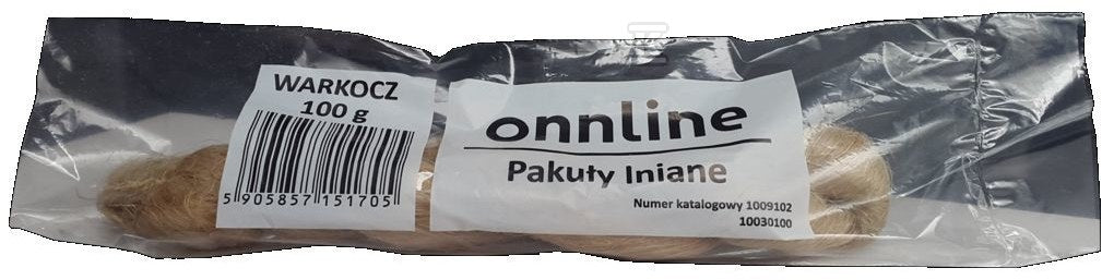 Pakuły lniane w warkoczu 100g (konfekcjonowane) Onnline