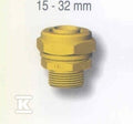 Złączka mosiężna przejściowa HELA-H 20x2.8mm-GZ 3/4" PN10, do rur preizolowanych Pex/PE, oznaczenie: H 20 20-10