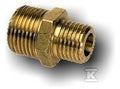 Złączka mosiężna nakrętno-nakrętna HELA-D GZ 4"xGZ 3" PN10, do rur preizolowanych Pex/PE, oznaczenie: D 100 80