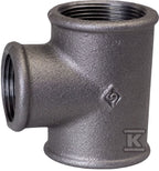 Trójnik redukcyjny nakrętny 5/4x1/2x5/4" czarny, B1, NR25, NR 130R