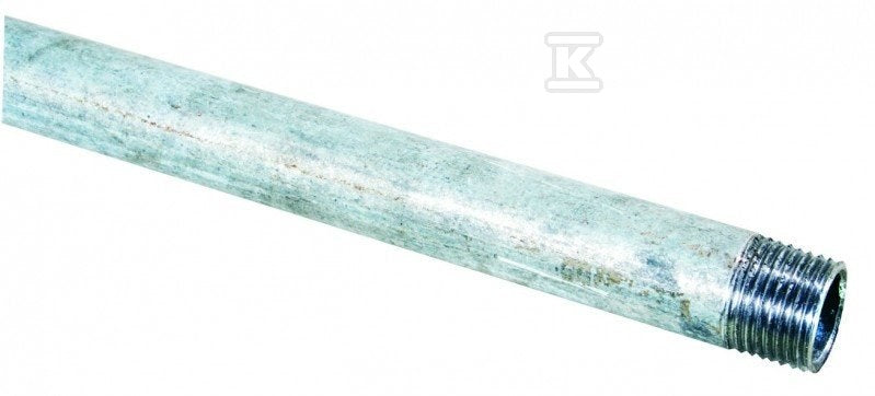 Sztucer stalowy ocynk gwint dwustronny 2 1/2" L=150