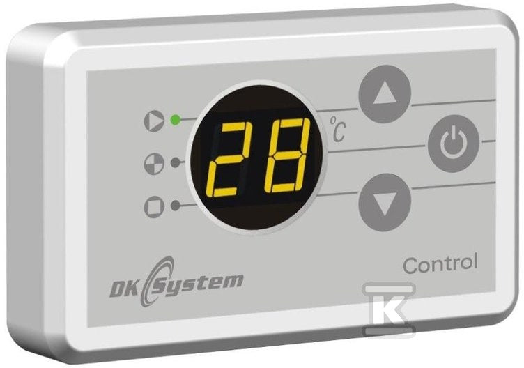 CONTROL - panel pokojowy do sterowania regulatorempracy kotła lub pomp