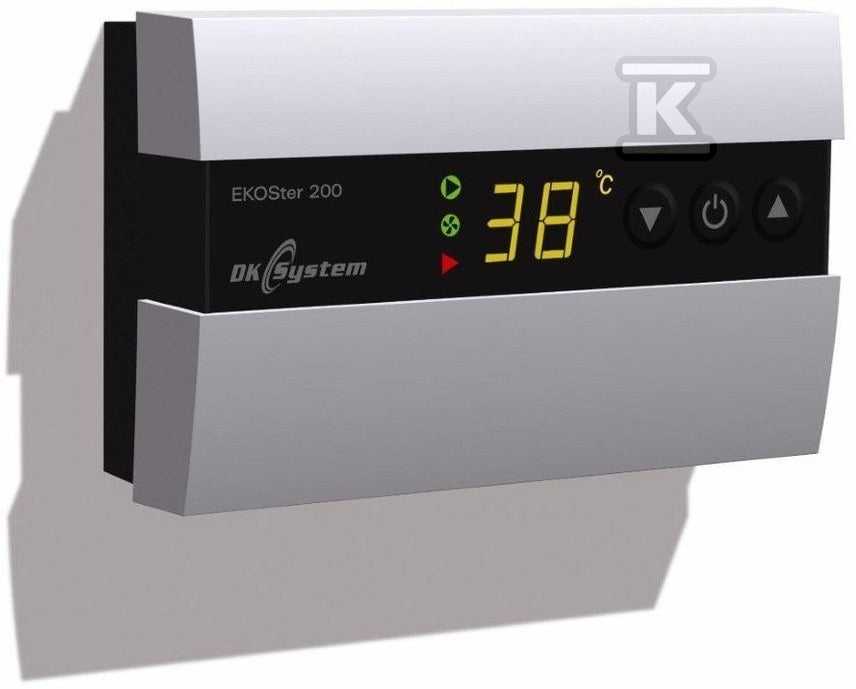 EKOSTER 200 - regulator temperatury kotła sterujący pompą c.o. i wentylatorem
