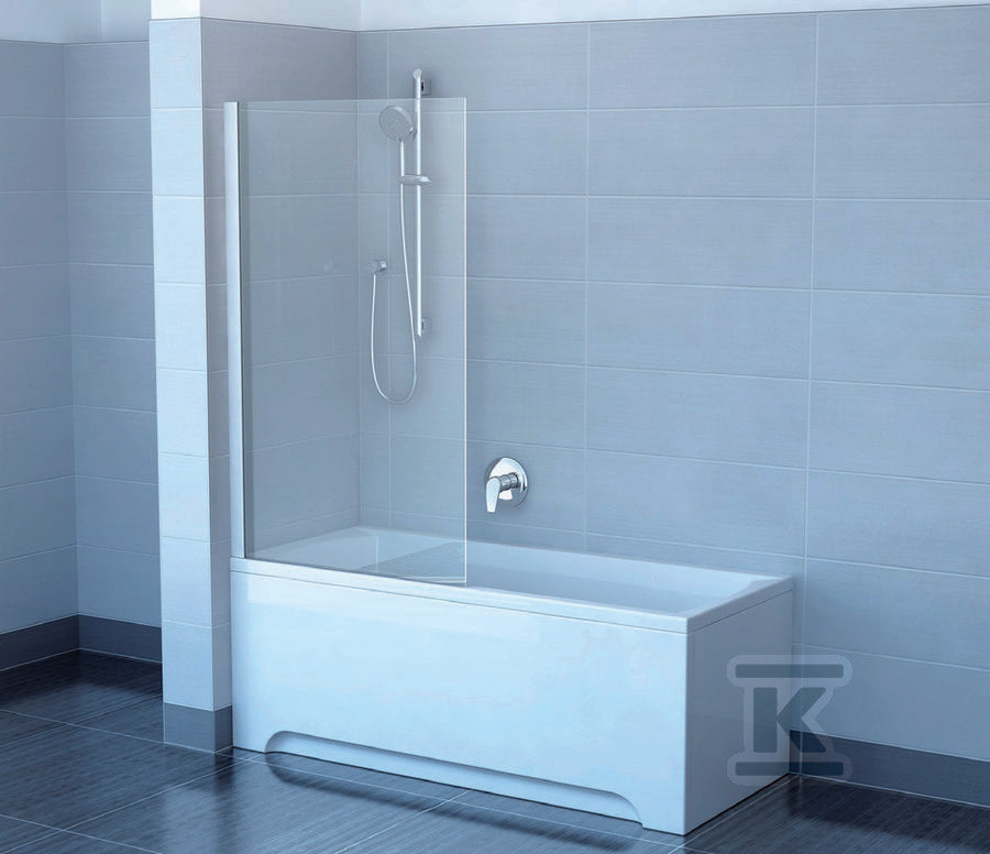 Ścianka prysznicowa PIVOT PVS1-80 biała transparent