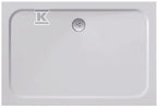 Brodzik Ravak Gigant Pro 120x90 chrome biały
