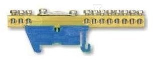 Listwa zerowa TH-35 K niebieska