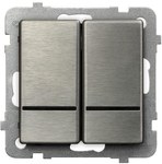 Ramka pojedyncza, stal inox SONATA