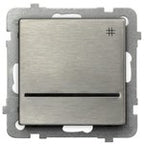 Ramka pojedyncza, stal inox SONATA