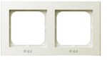 Gniazdo bryzgoszczelne z uziemieniem IP-44, ecru SONATA