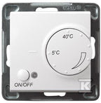 Regulator temperatury z czujnikiem napowietrznym, biały SONATA
