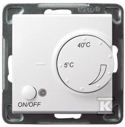 Regulator temperatury z czujnikiem napowietrznym, biały SONATA