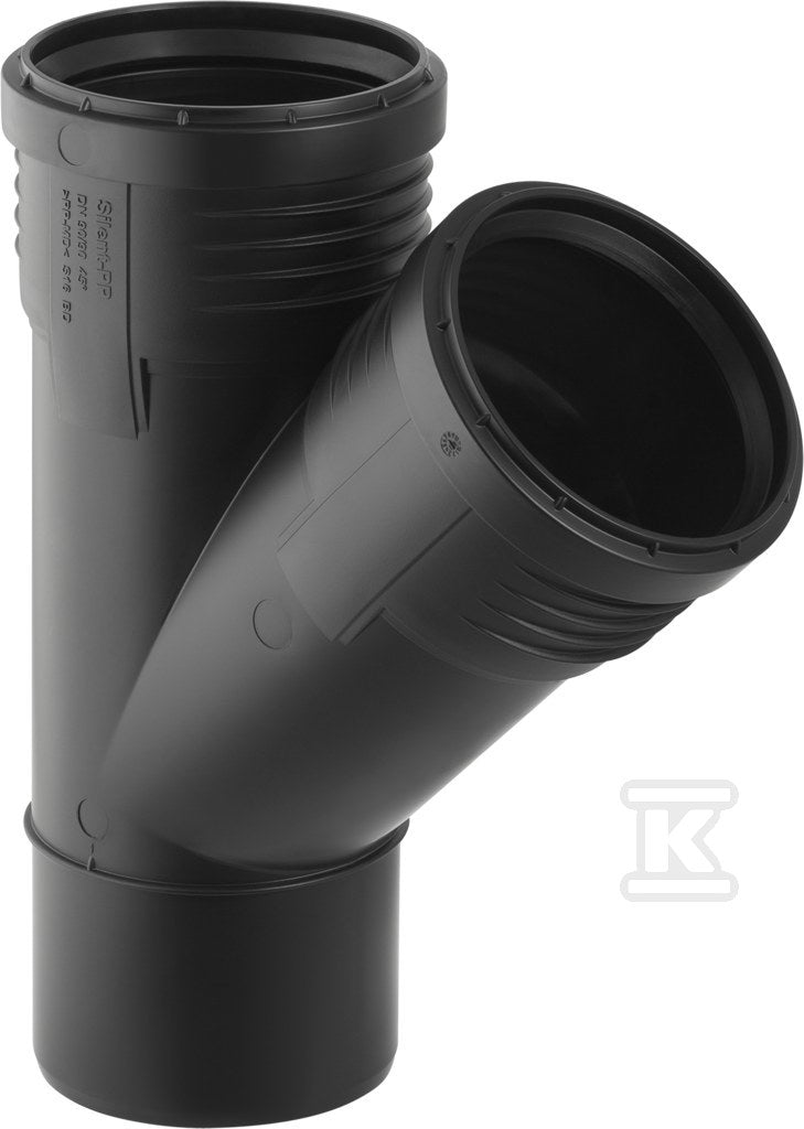 Trójnik Geberit Silent-PP GTEA 45G d90/90