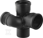 Czwórnik odsadzkowy Geberit Silent-PP GTKA 87.5G d90/90/75 prawy