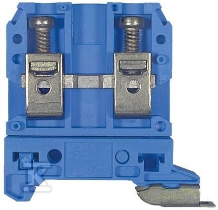 Złączka szynowa gwintowanana ZG-G25/TS35, żółta