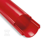 Rura dzielona w odcinkach średnica 160mm QRD 160 CZERWONA