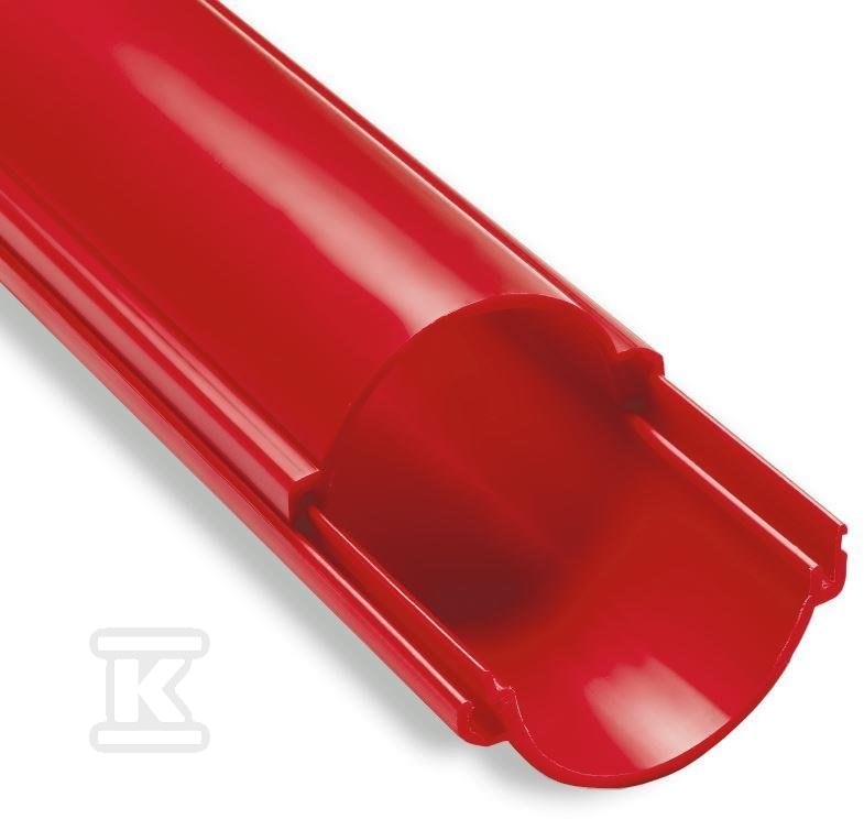 Rura dzielona w odcinkach średnica 160mm QRD 160 CZERWONA
