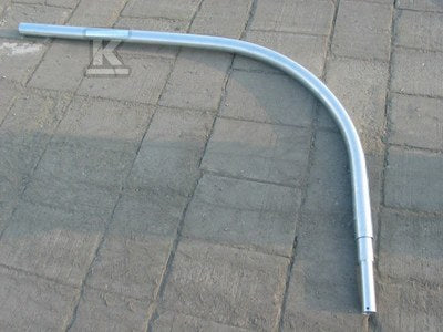 Wysiegnik rurowy W16/1/1/1 wysokość wysięgnika 1m, jedno ramię, wysięg ramienia 1m.Średnica uchwytu lampy fi 60.