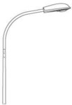 Redukcja do oprawy LED Eco Area 42-60mm