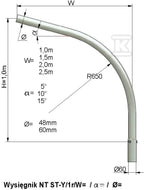 Wysięgnik NT ST-Y 1 ram 1,5 m